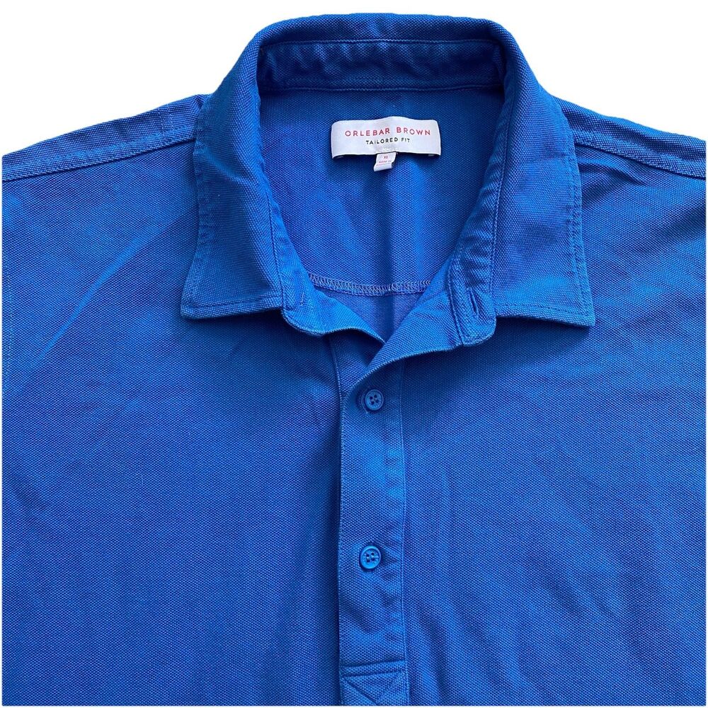 Orlebar Brown Sebastian Polo Shirt Tailored Fit XL Cotton